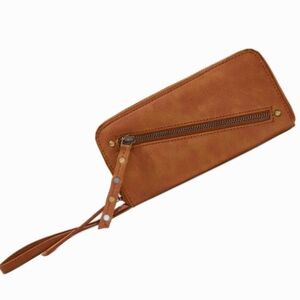 Free People Distressed Vegan Wallet NEW!